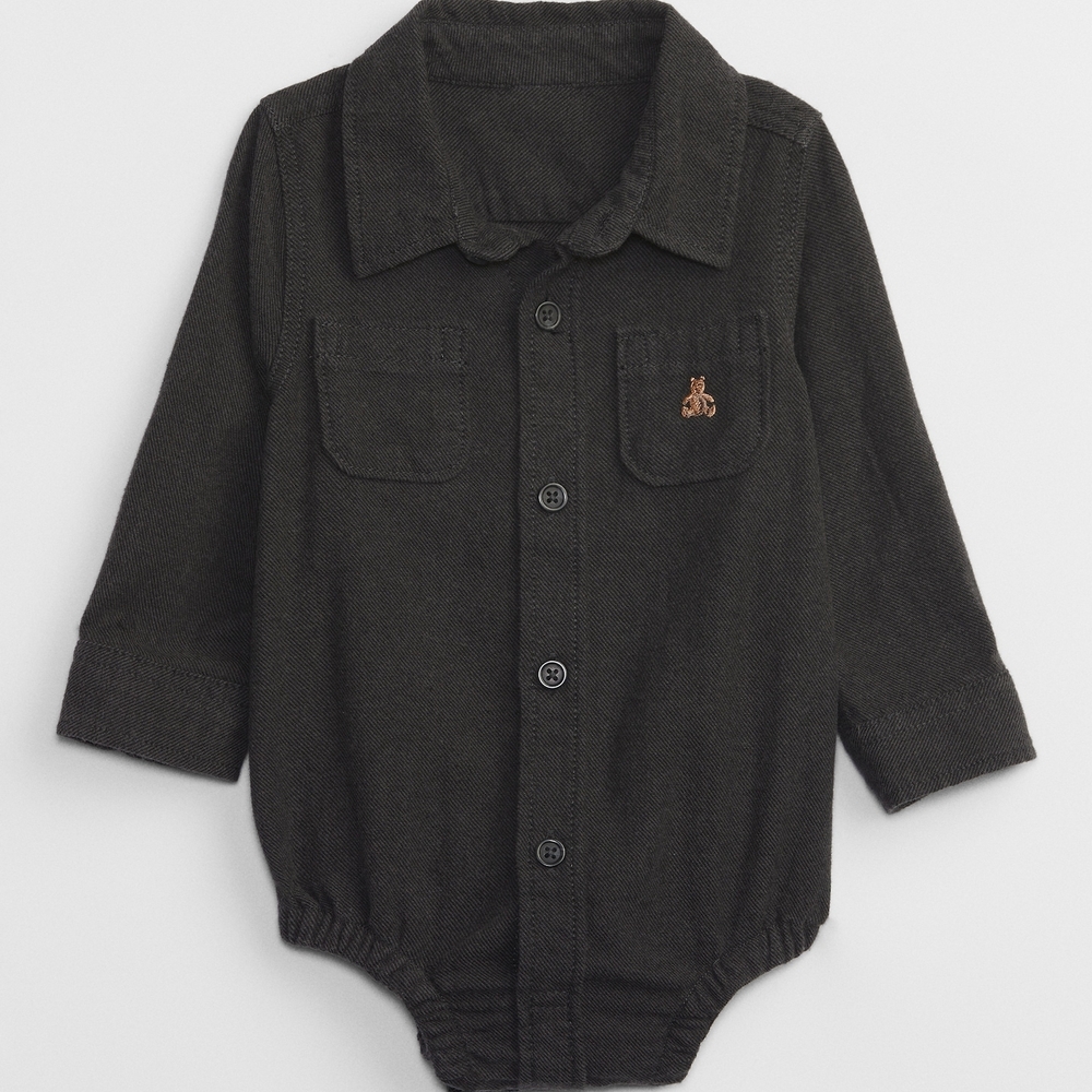 GAP Charcoal Kids One Piece Bodysuit